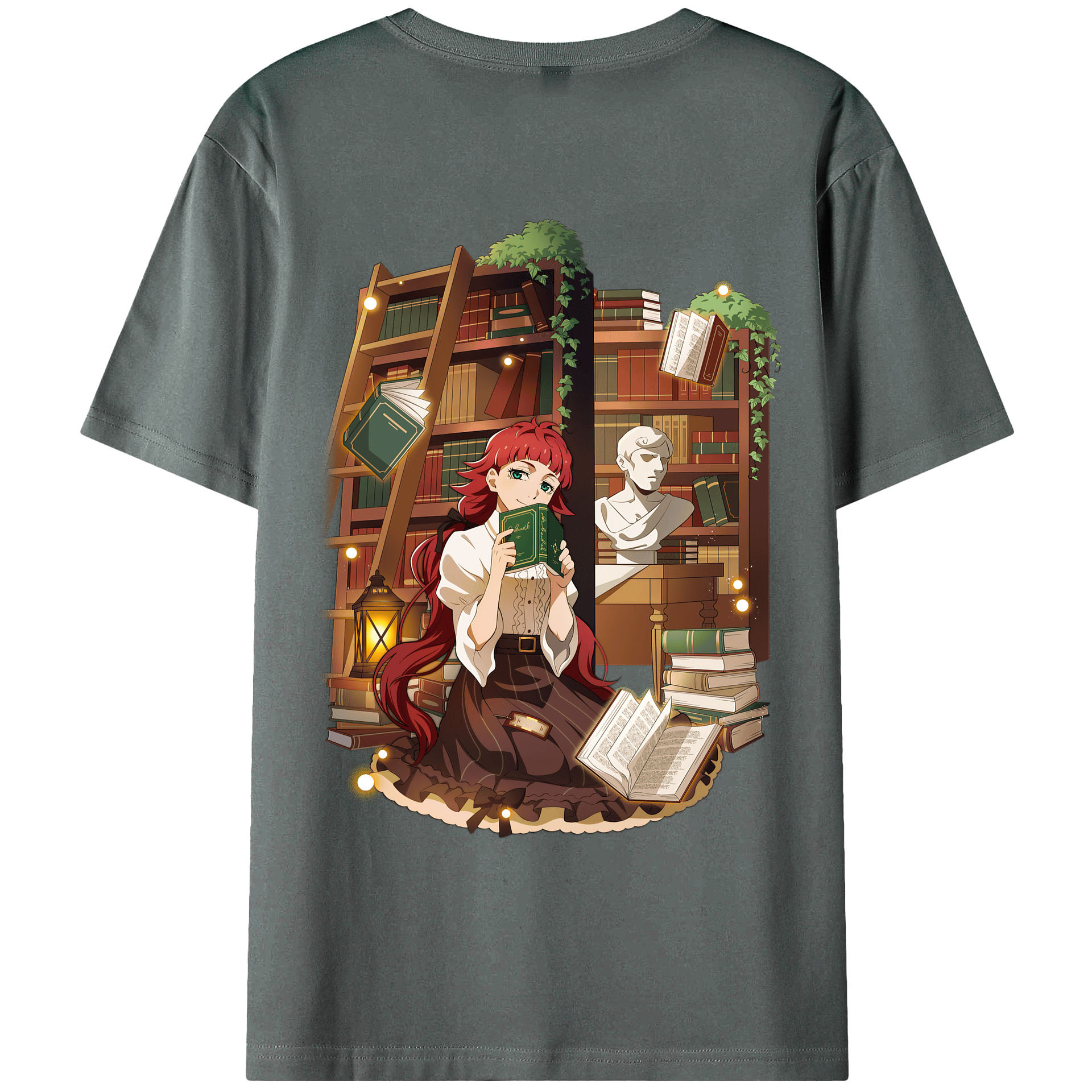 （画像用） 文豪ストレイドッグス Bungo Stray Dogs 綿100％ メンズ半袖Tシャツ（バックプリント） 通気性